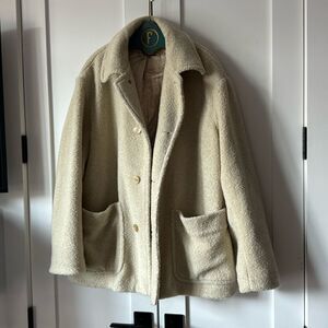 Dries Van Noten Acrylic and Wool Blend Ronner Coat Jacket - L